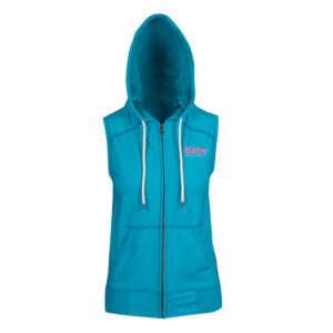 Sleeveless Hooded Jacket Jade - Adult
